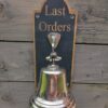 Personalised Last Orders Bell, Home Bar Accessories, Mancave bell, dads shed essentials, dads bar, garden bell, man cave bell, pub bell