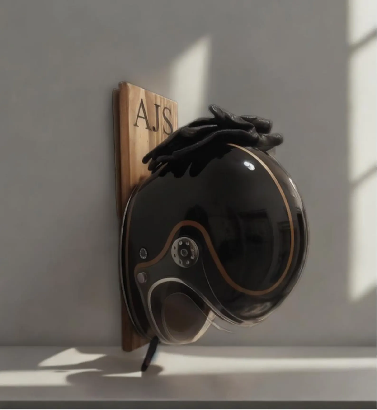 motorbike Helmet Rack,Wall Mount Motorcycle Helmet Holder ,Helmet Storage ,Helmet Hook, Bike Helmet Hanger